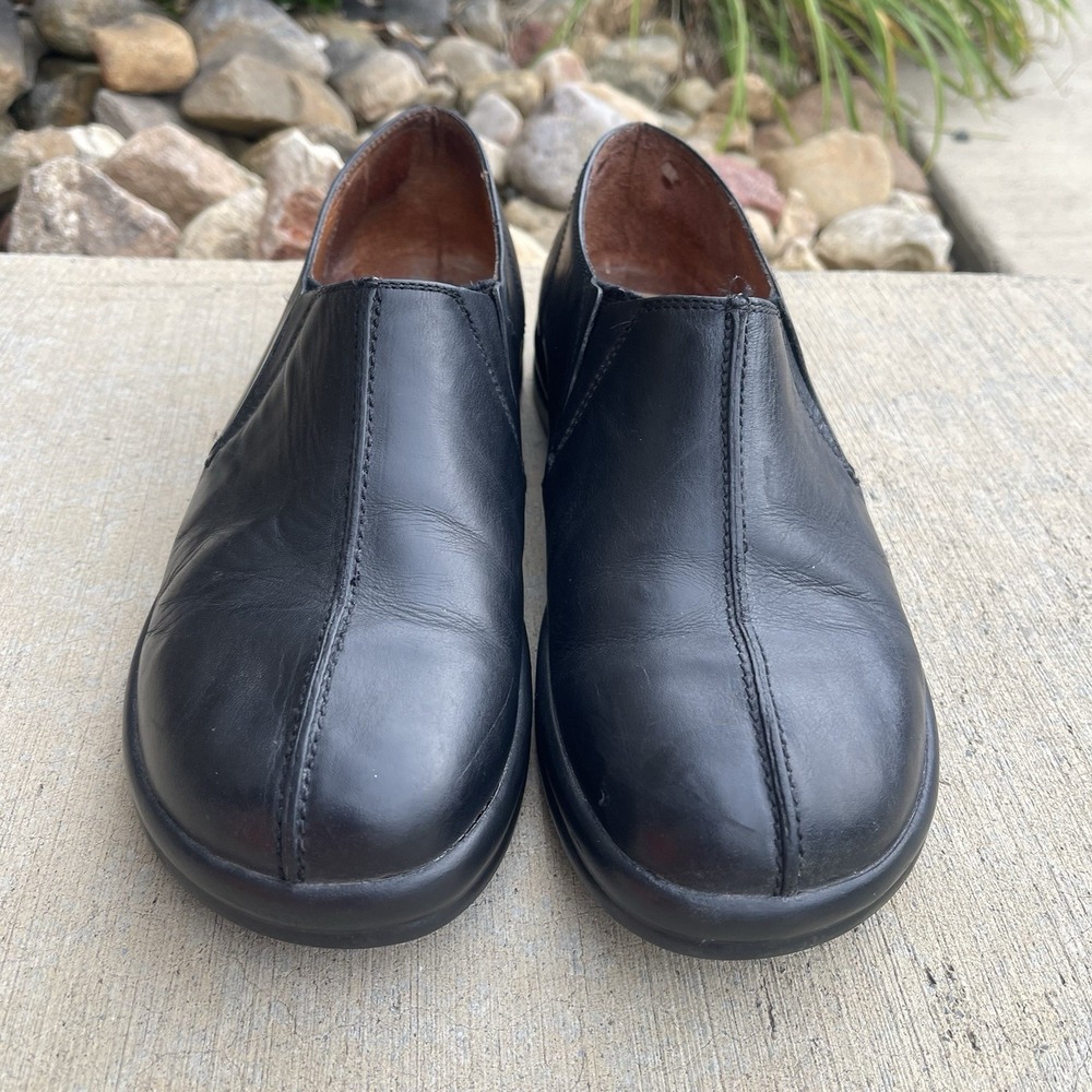 Birkenstock Footprints Cambria Women Size 42 US 11 Black Leather Shoe No Insoles